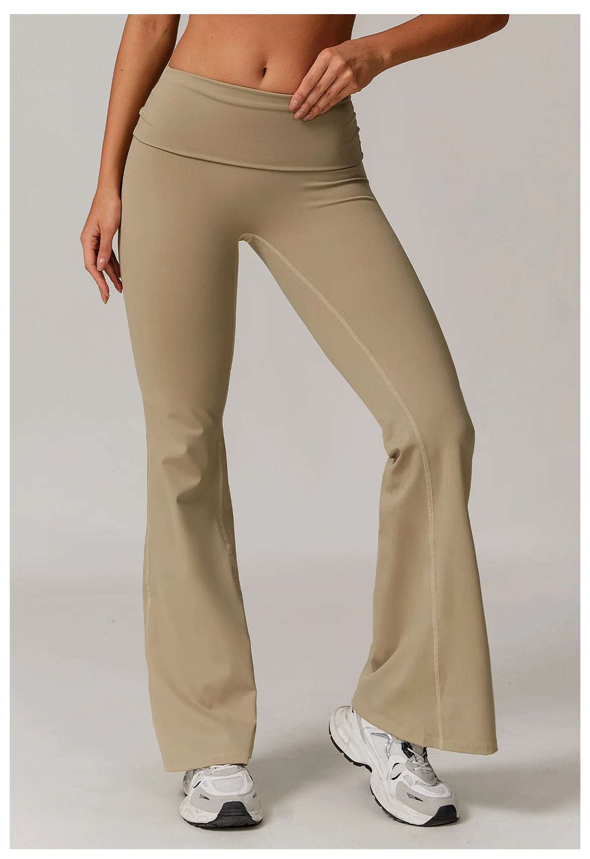 Bell-bottoms High Waist Wide Leg Fitness Workout Leggings