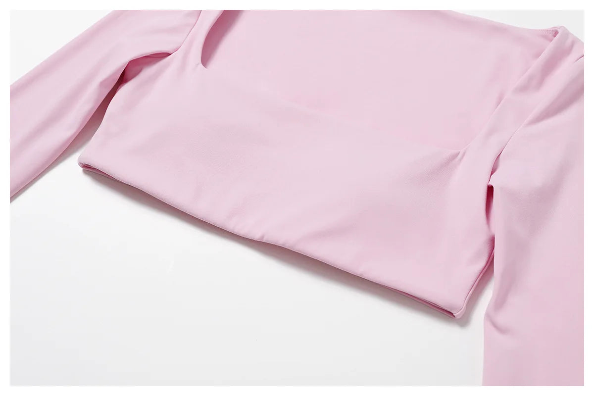 Long sleeved Fitness Gym Workout Top