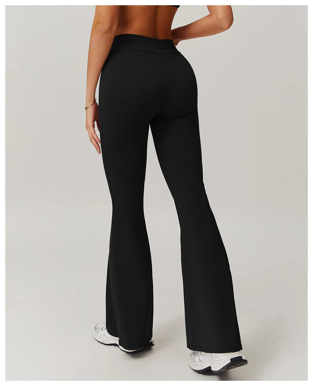 Wide Leg Bell-bottoms drawstring Sports Leggings