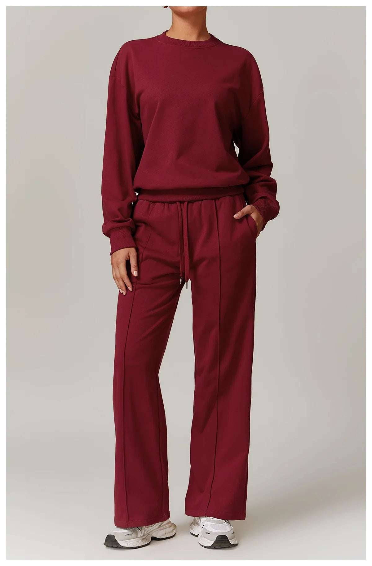 Round Neck Casual Women's sweatshirt