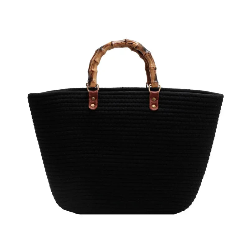 Retro Woven Straw Beach summer Handbag