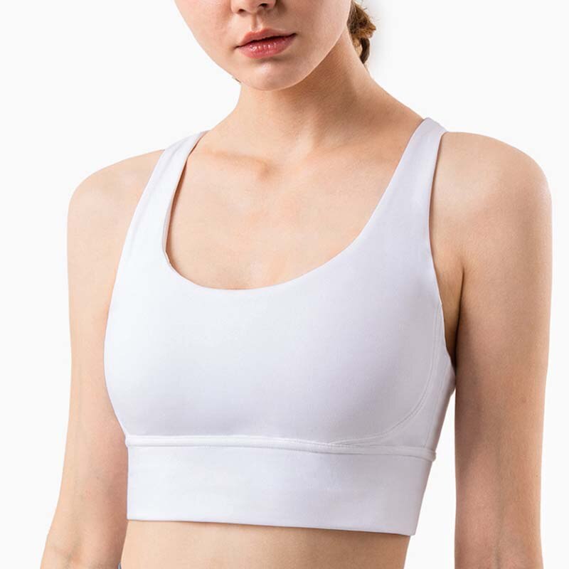 Noble Western Active Wear Women Yoga Set white Bra Only