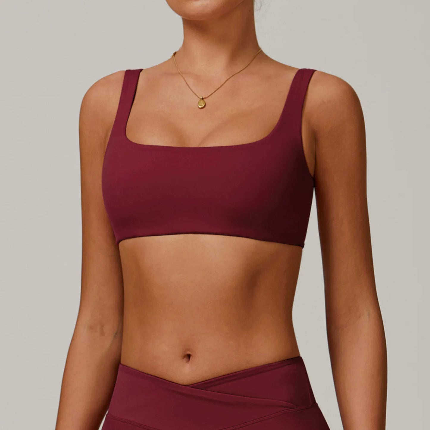 Push Up Sport s gym Top cherry red
