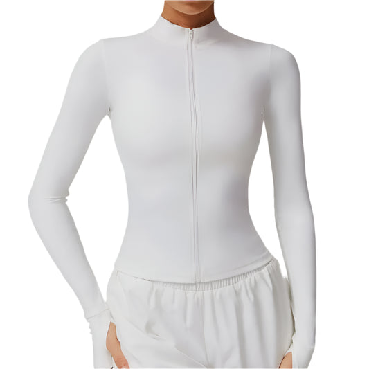 Zipper Long Sleeve Workout Gym Sports jacket