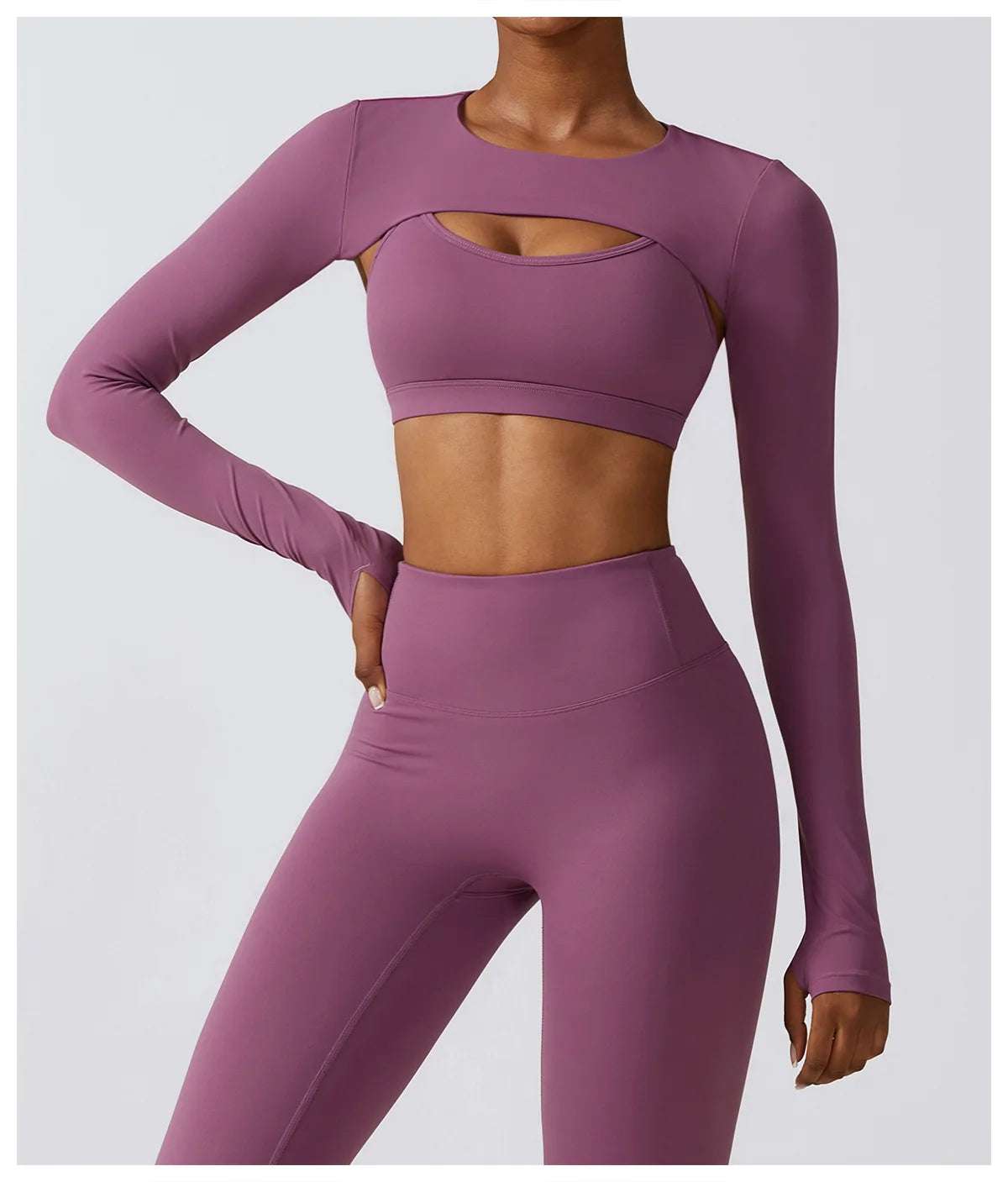 Long Sleeved Fitness Gym Top