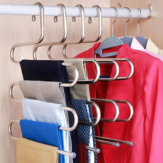 5 layers Stainless Steel Clothes Hangers