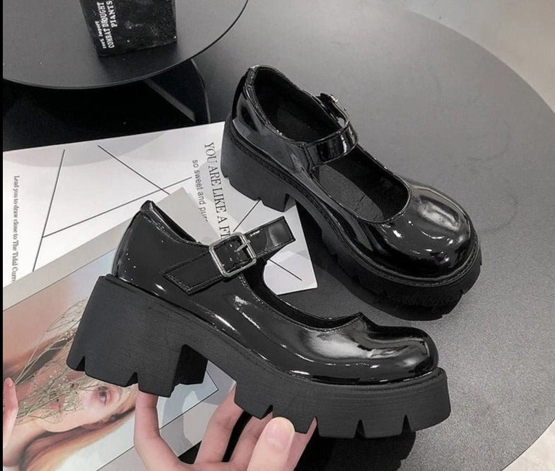 Women mary janes platform Lolita shoes