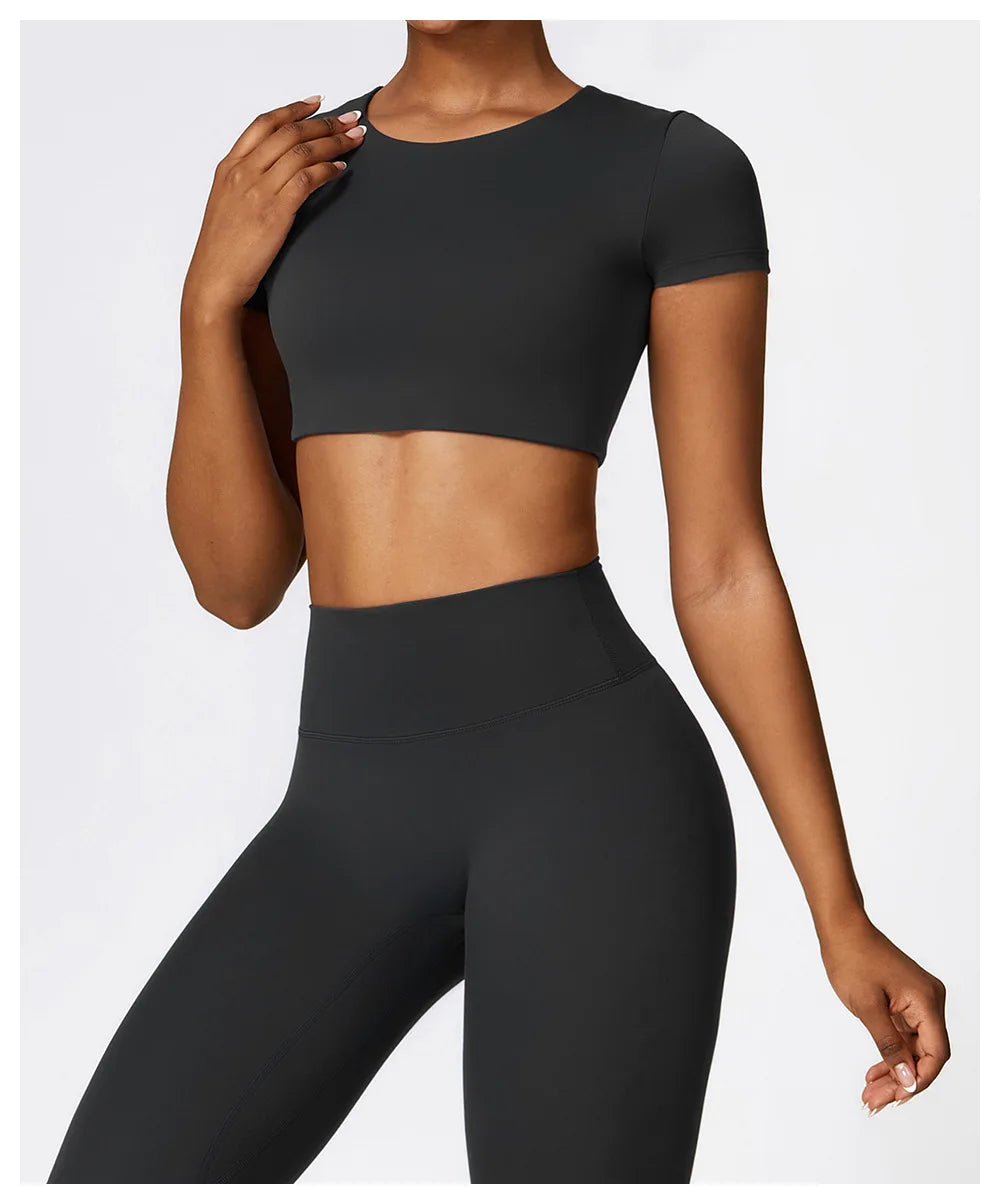 Seamless Yoga Workout Fitness Crop Top