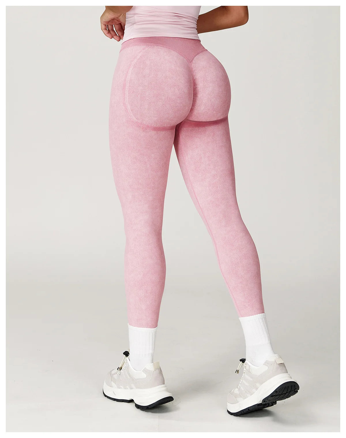 Seamless Yoga Sports High Waist Ribbed Gym leggings