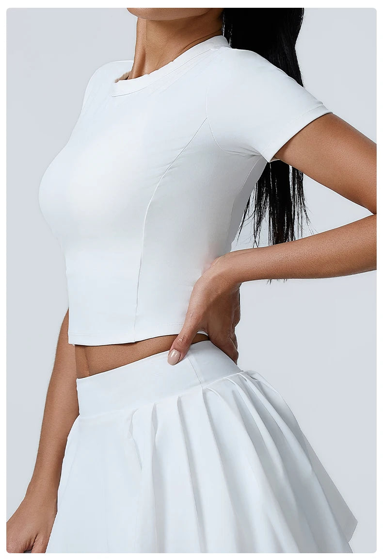 Workout Short Sleeve Yoga gym top