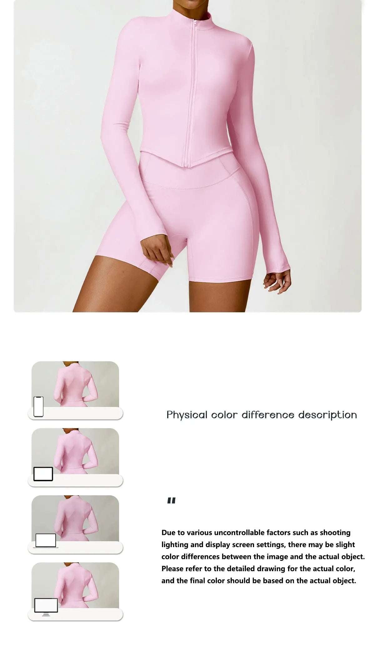 Full Zip-up Yoga Gym Workout Jacket