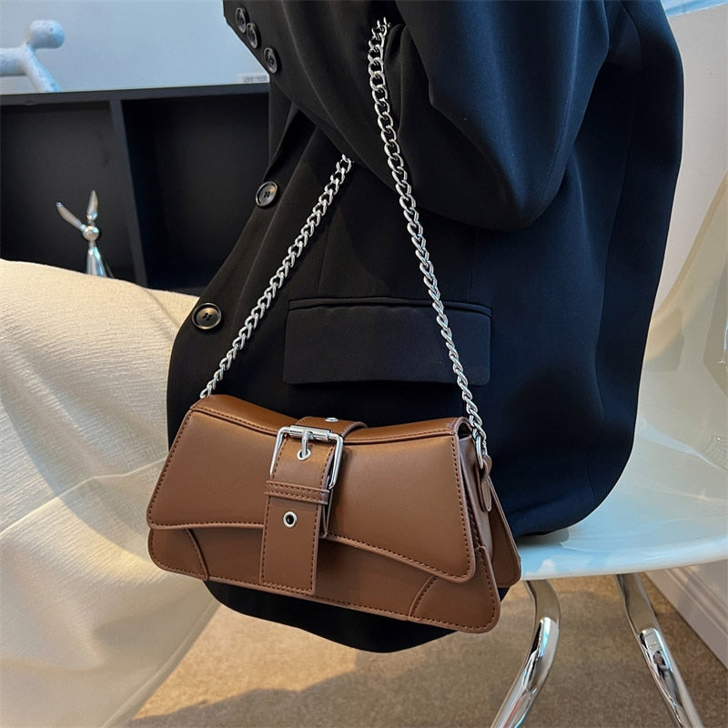 Women Chain Shoulder Side Bag