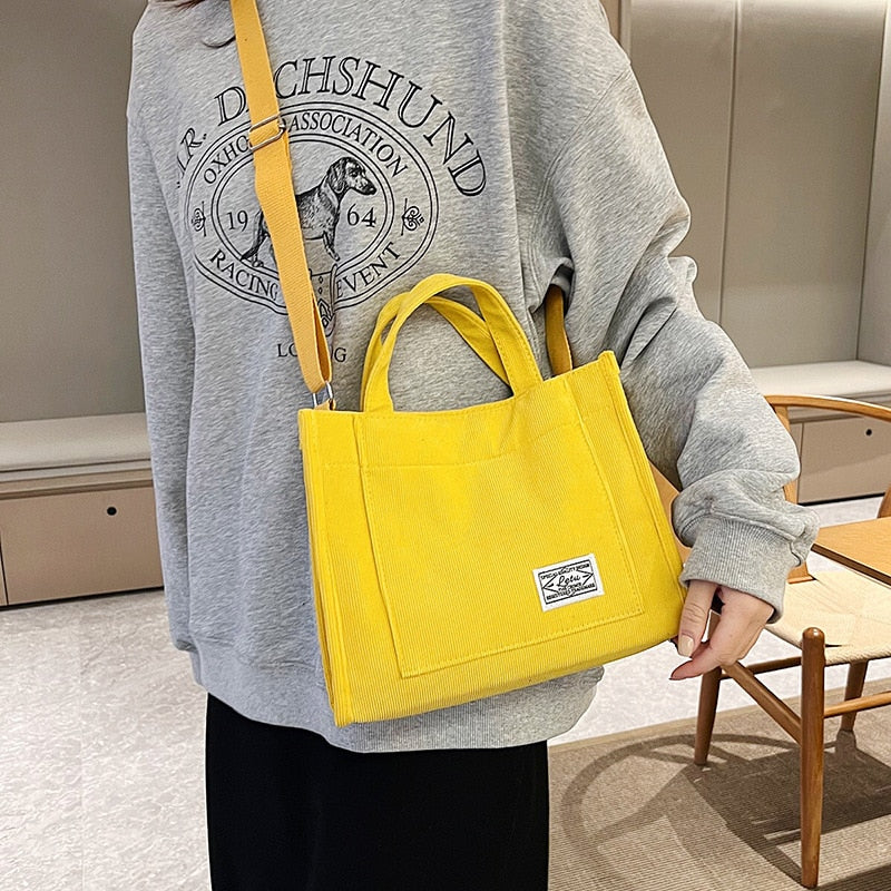 Women's Canvas Casual Tote Bag