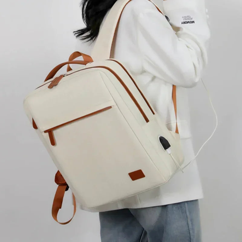 Large Capacity Travel Backpack with USB Charging Port