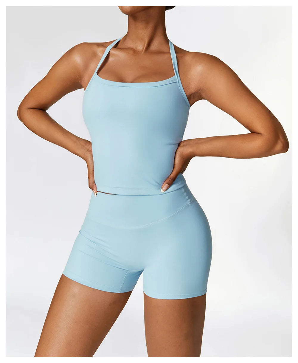 Cross Back Yoga Sports Bra