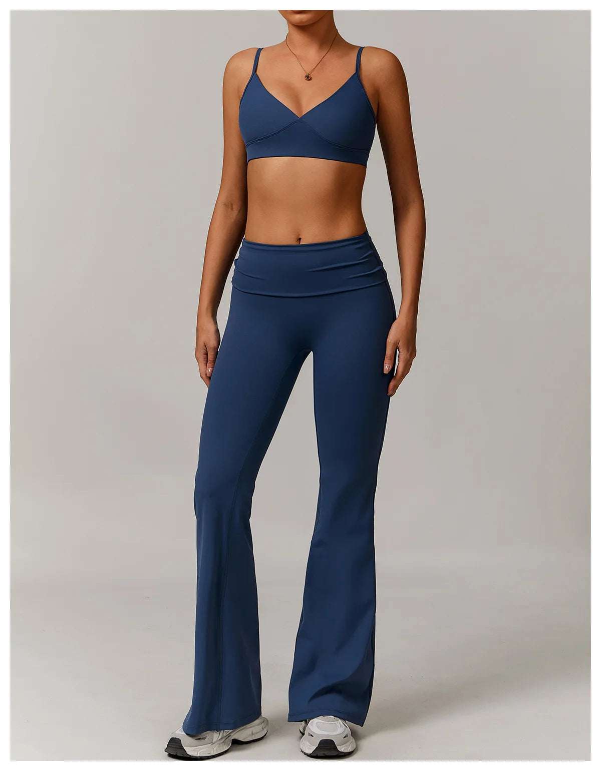 Bell-bottoms High Waist Wide Leg Fitness Workout Leggings