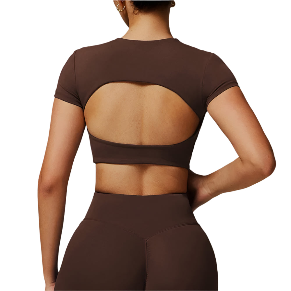 Workout Short Sleeve Shirt Gym Top