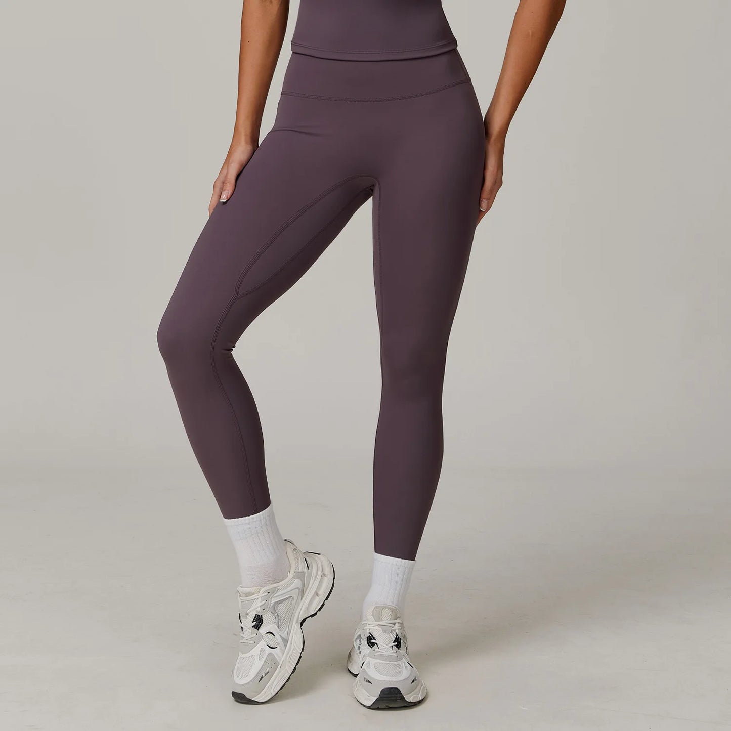Impact Fitness Yoga Sports Leggings Aubergine