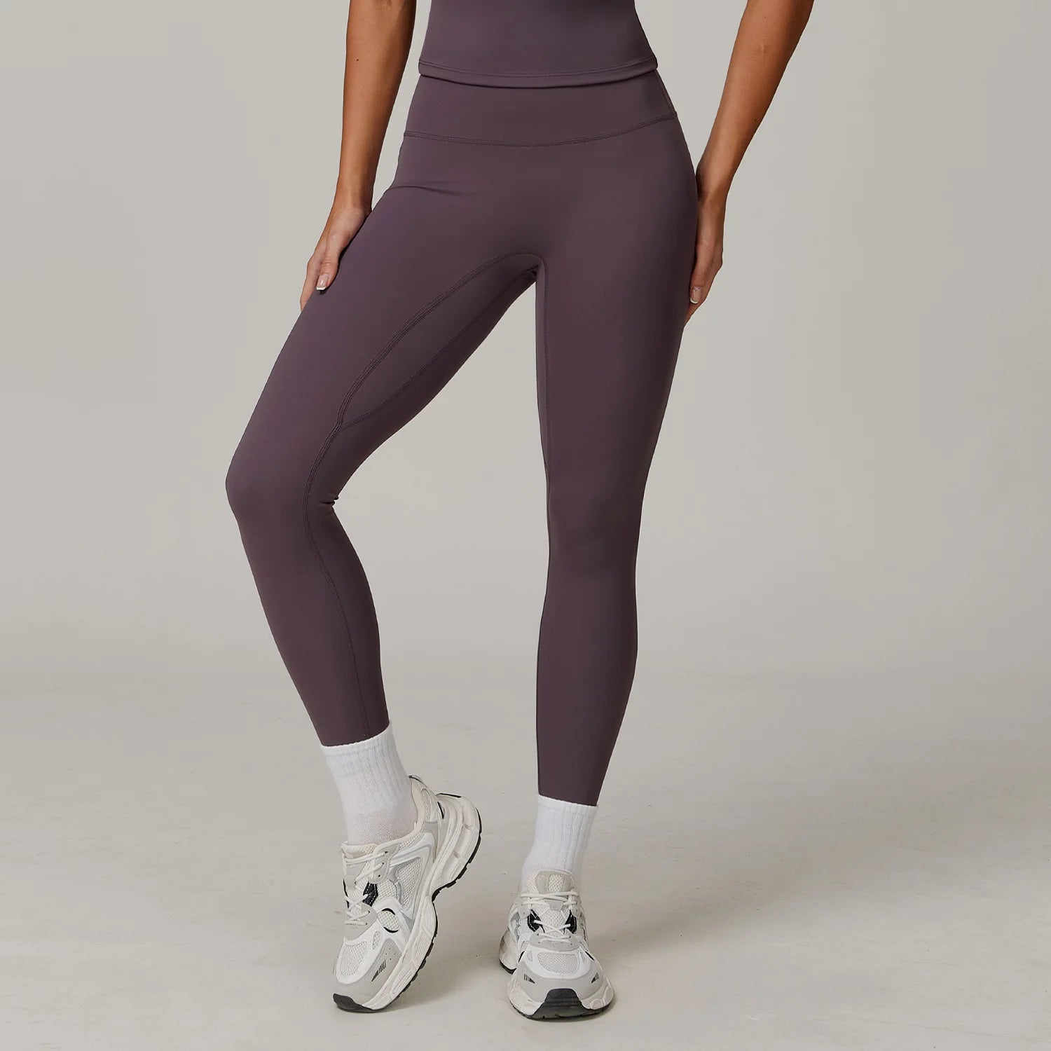 Impact Fitness Yoga Sports Leggings Aubergine