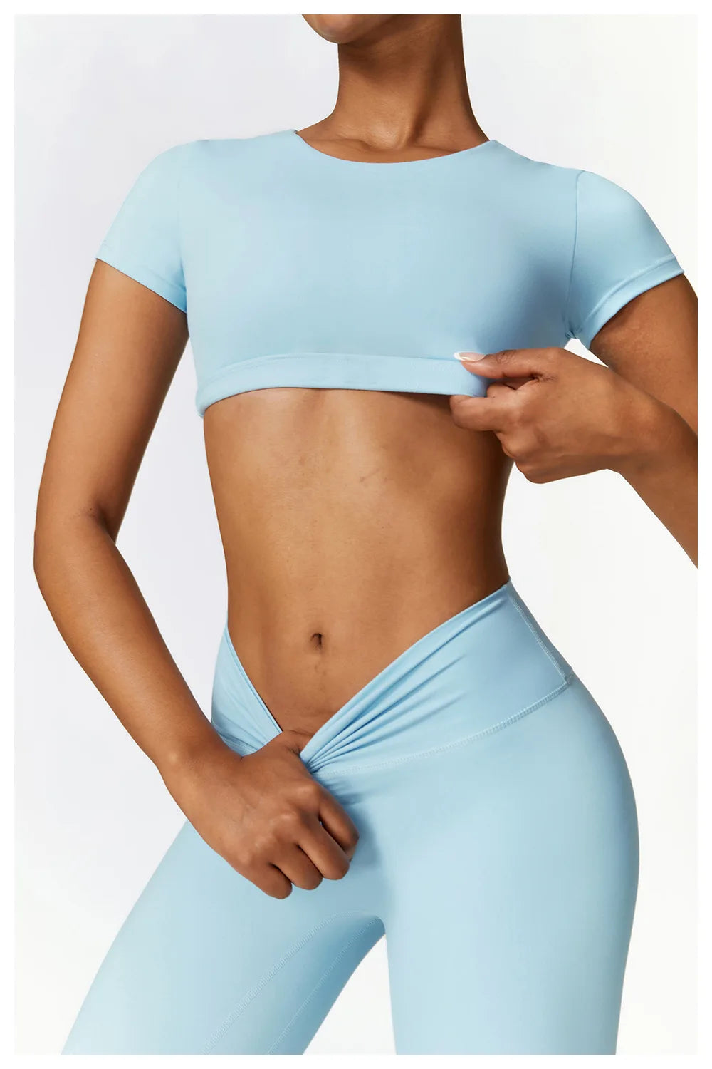 Seamless Yoga Workout Fitness Crop Top
