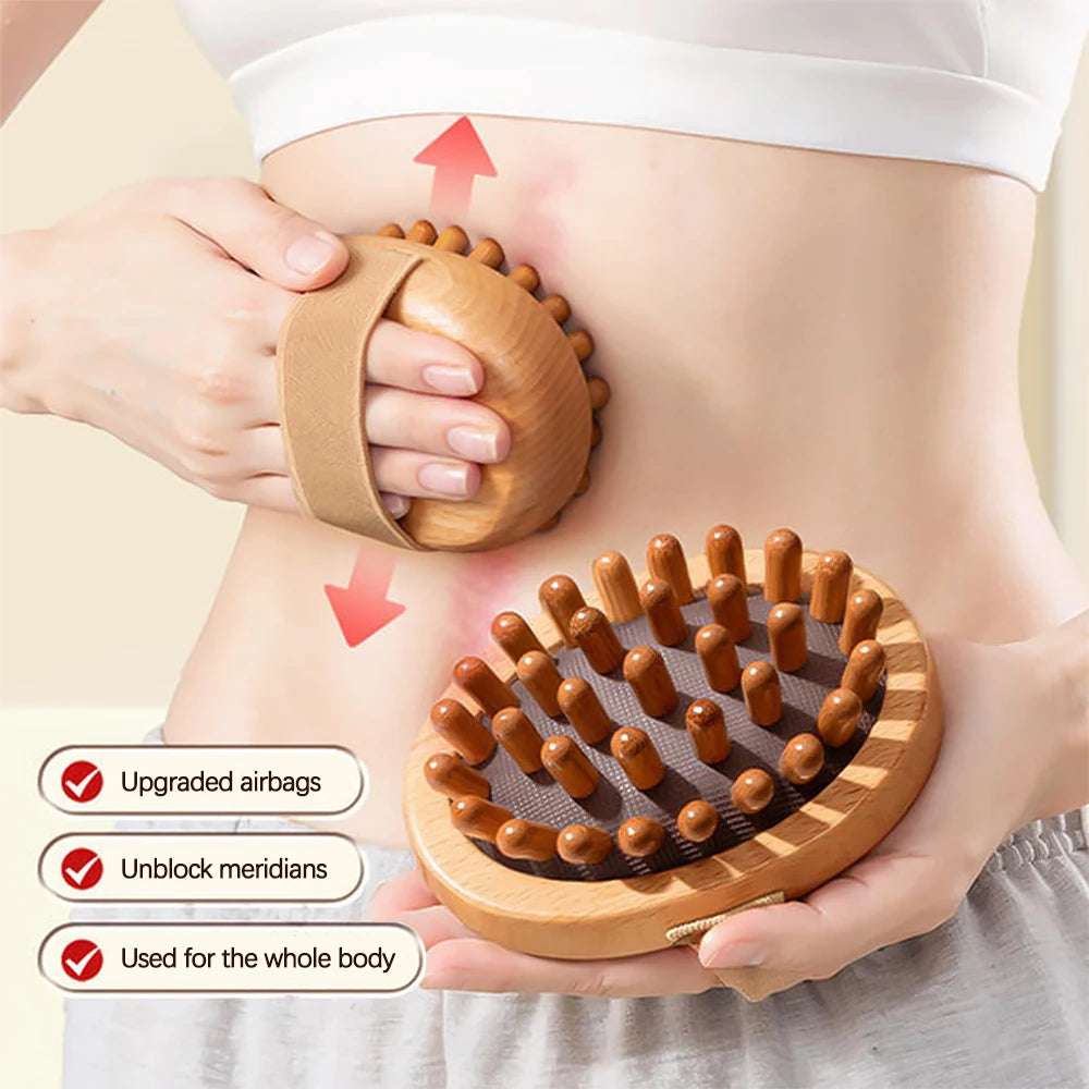 Multi-Functional Body Anti Cellulite Brush Head Scalp Body Massage Brush