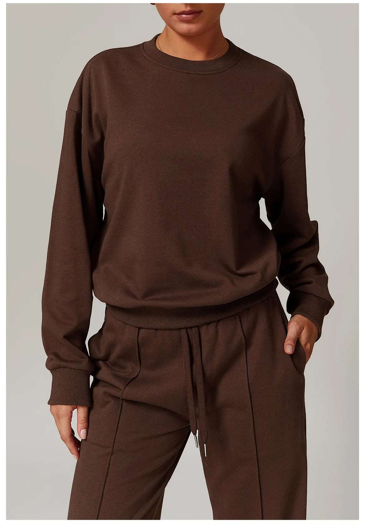 Round Neck Casual Women's sweatshirt