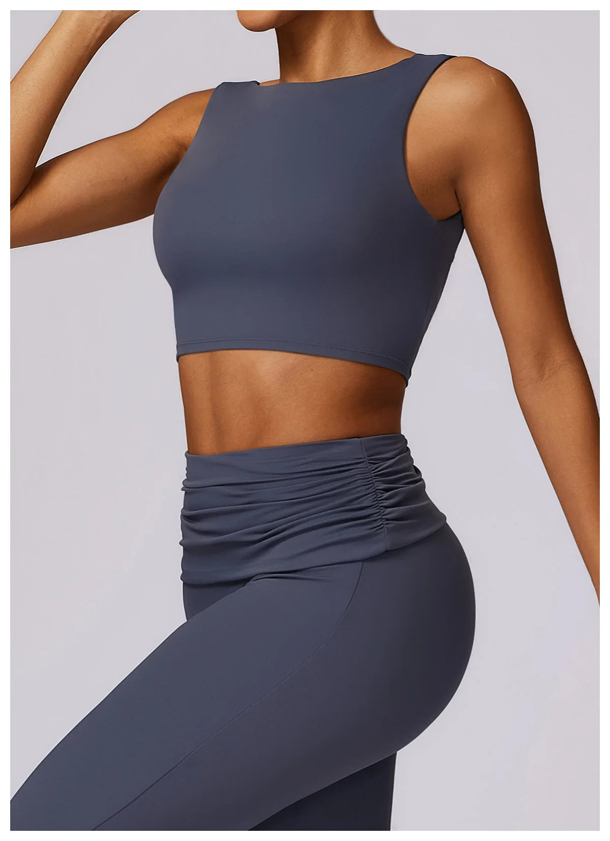 High Strength Shockproof gym workout Crop Top