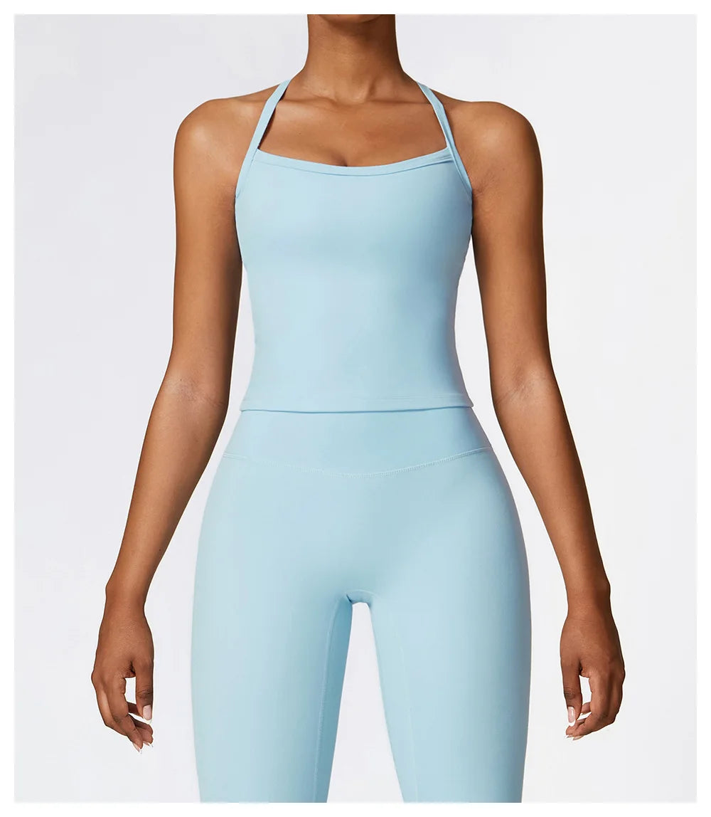 Cross Back Yoga Sports Bra