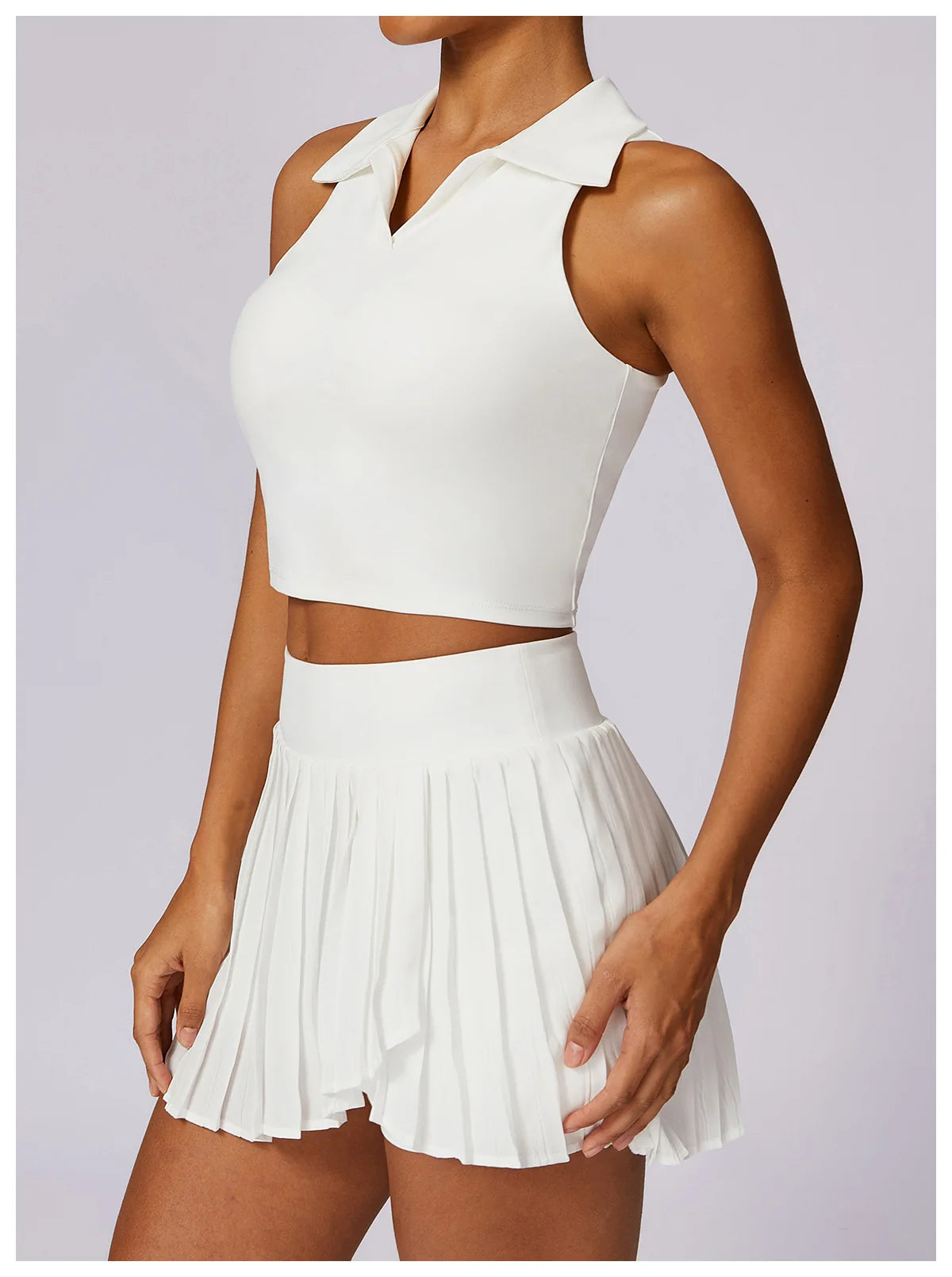 Workout Sports Skort Skirt top tennis set