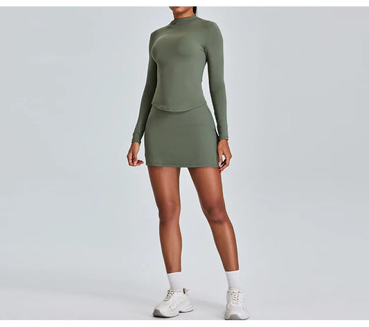 High Waisted Sports Short skort tennis Skirt