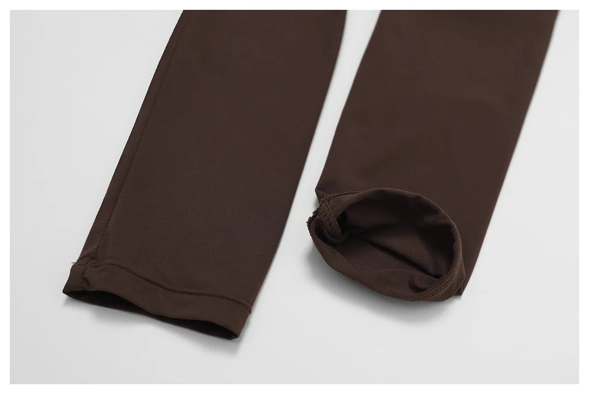 High Neck Long Sleeve Fitness Gym Sports Top