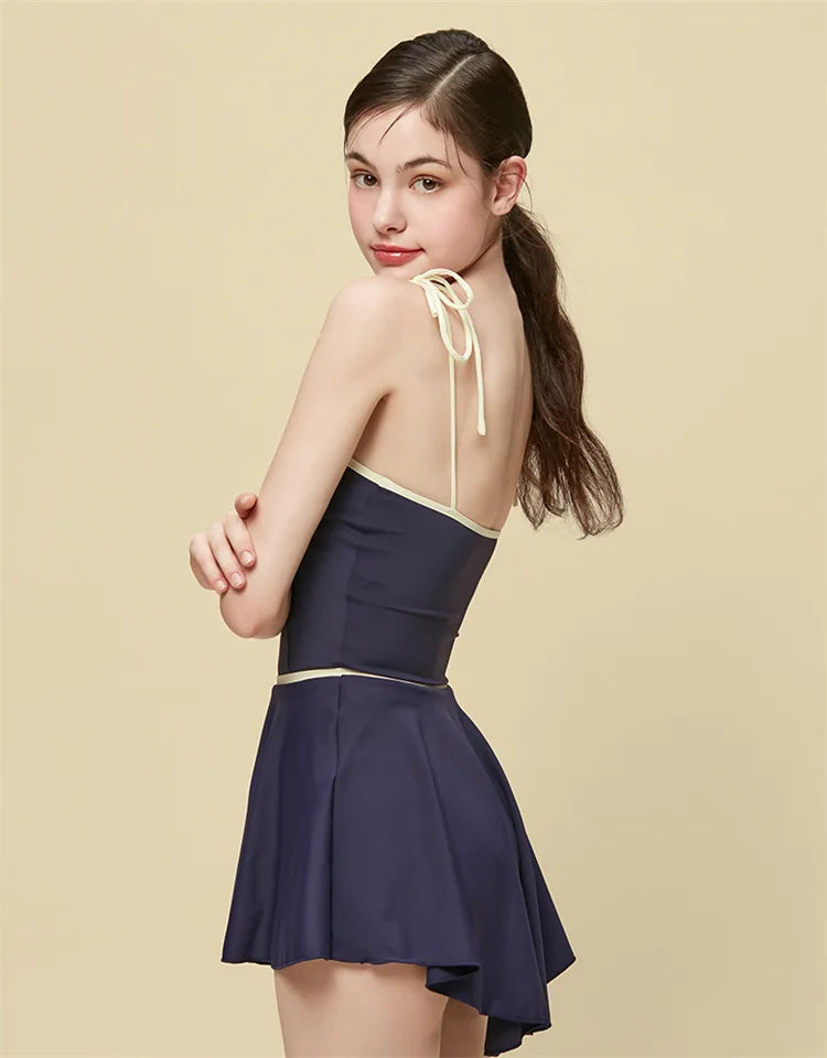 Monokini One Piece skirt dress Swimsuit