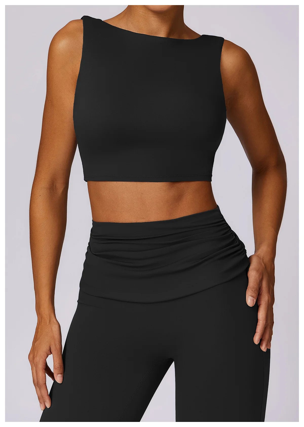 High Strength Shockproof gym workout Crop Top
