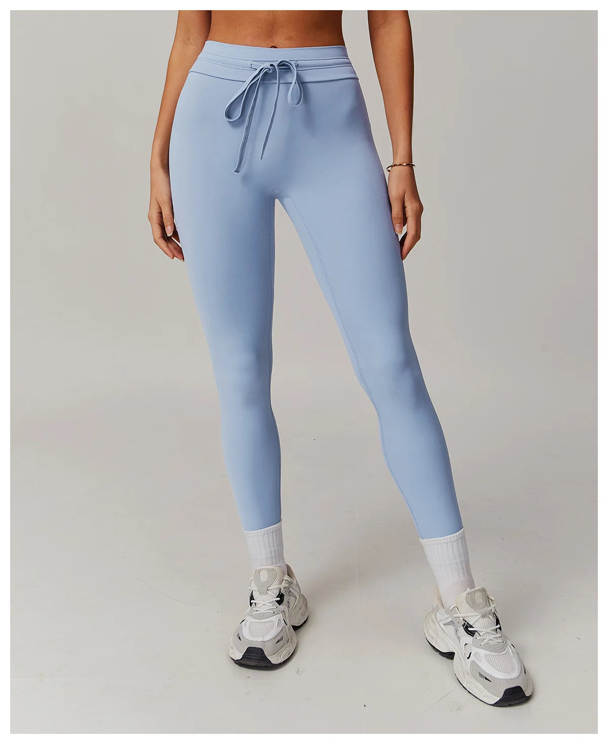 Drawstring High Waist Fitness Leggings