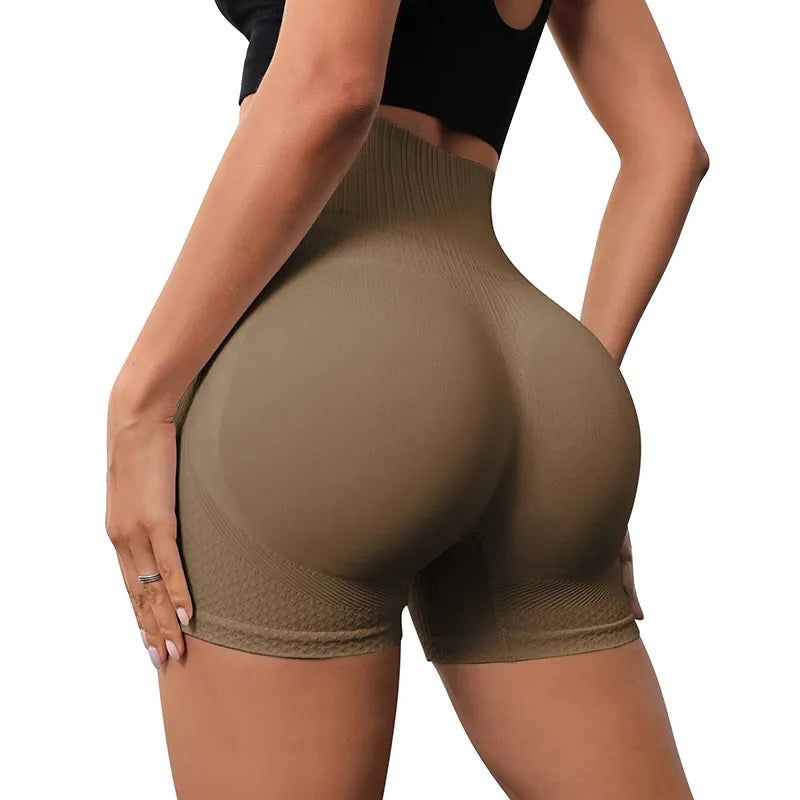 New Shorts Running Yoga Fitness Pants Coffee3 L