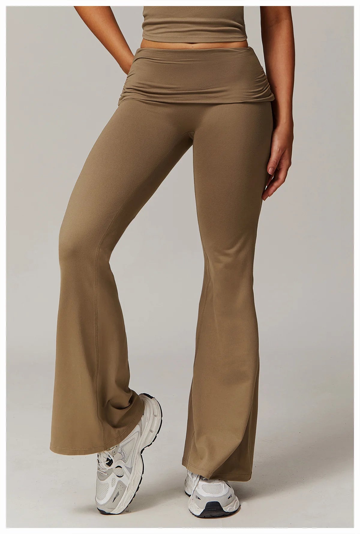 Bell-bottoms wide leg fitness Sport Leggings