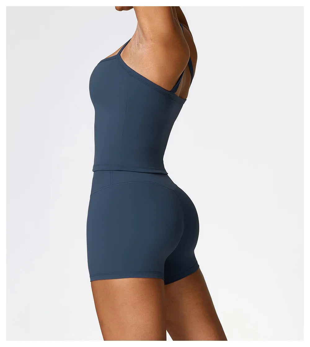 Cross Back Yoga Sports Bra