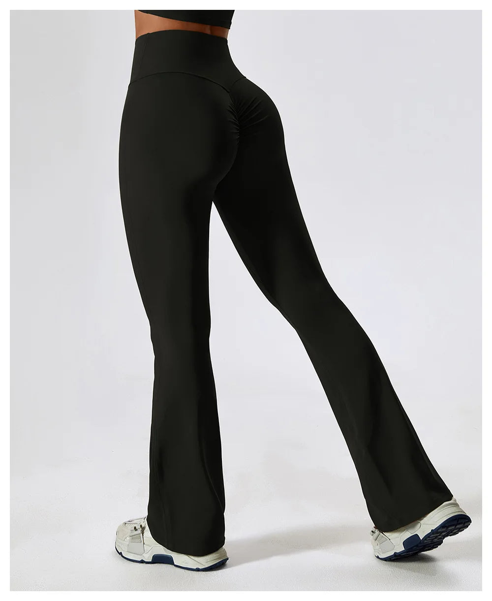 Wide-leg High Waist Flared Workout Bell-bottoms Yoga leggings