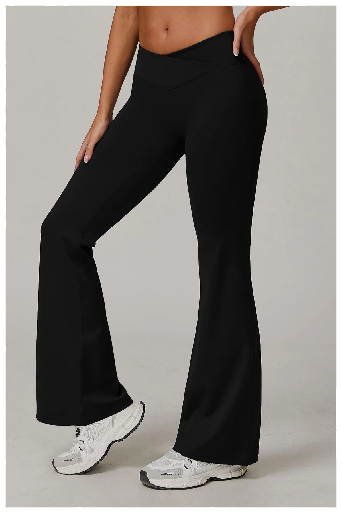 Bell Bottomed High Waist Wide Leg Gym Leggings