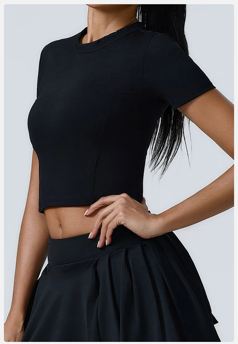 Workout Short Sleeve Yoga gym top