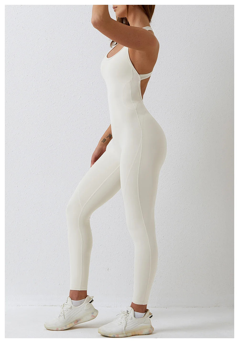 Backless Fitness Sportswear One-piece Bodysuit