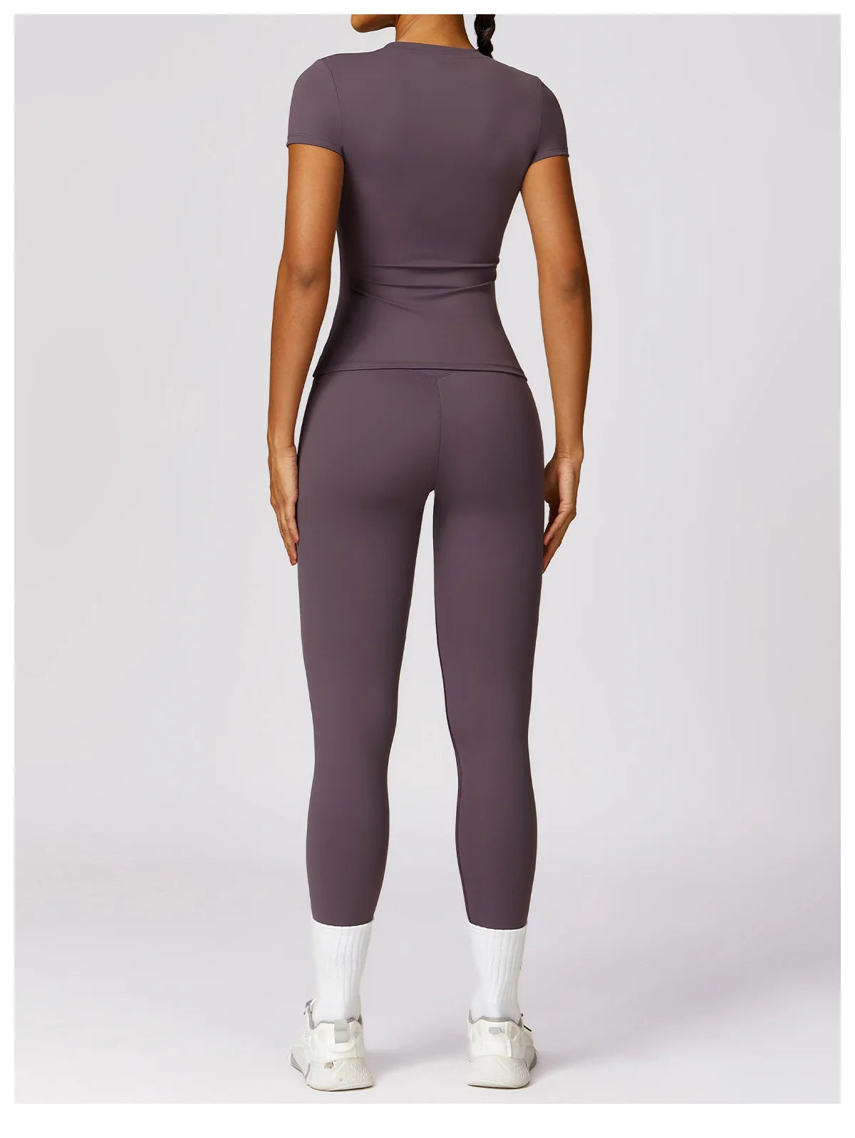 Seamless Short Sleeve Yoga Gym Top