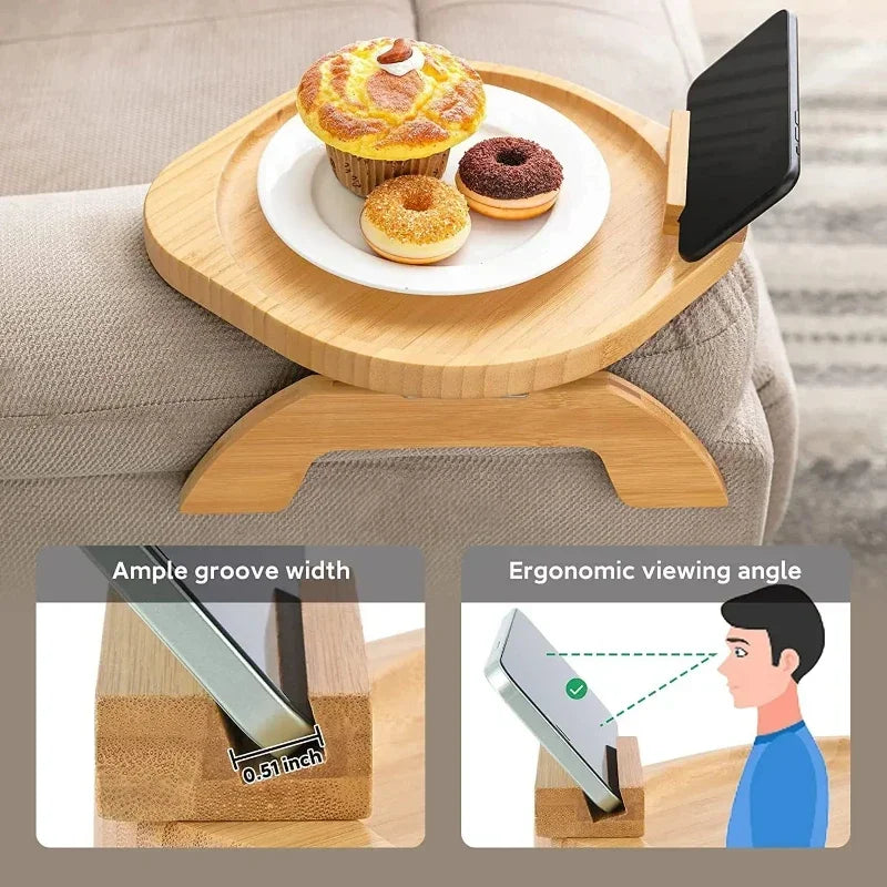Sofa Arm Snack Tray