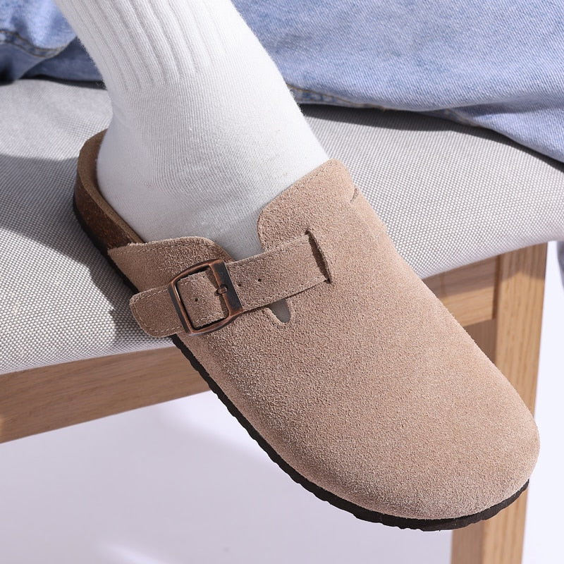 Suede Birkenstock style Mules Clogs Slippers