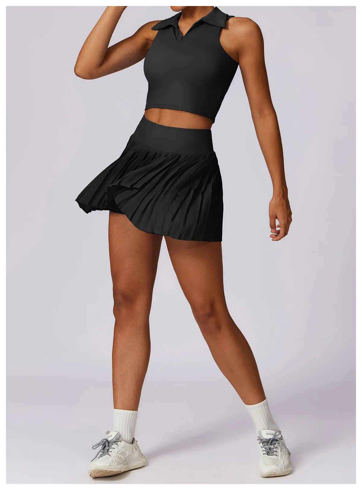 Workout Sports Skort Skirt top tennis set