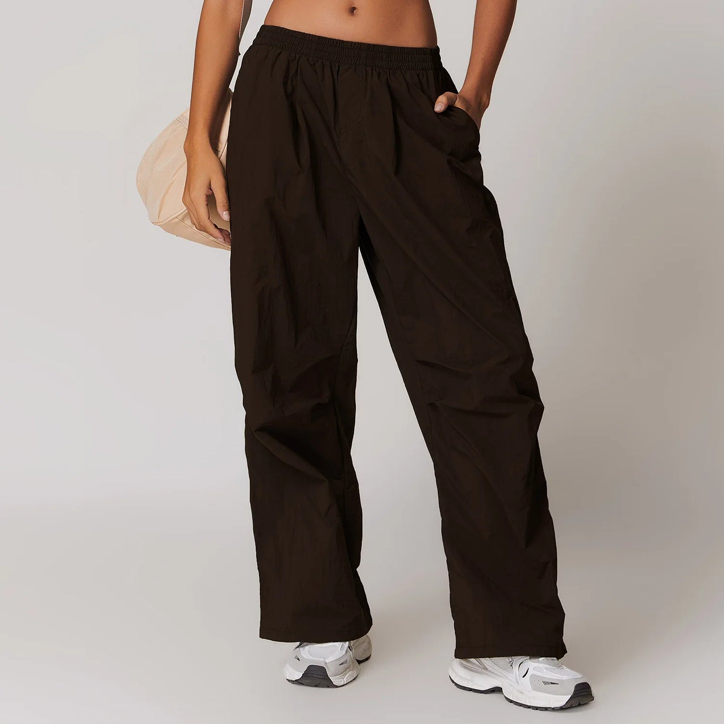 Breathable Running Fitness trousers black coffee