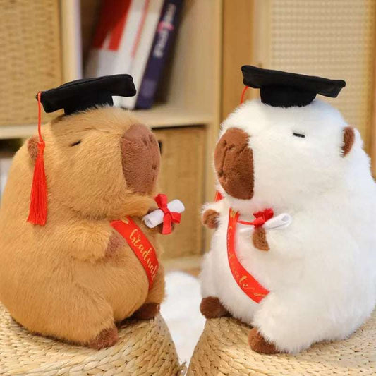 Graduate Doctor Capybara Owl Bear Plush soft Toy