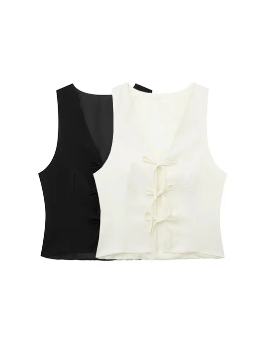 V-Neck Sleeveless Vest
