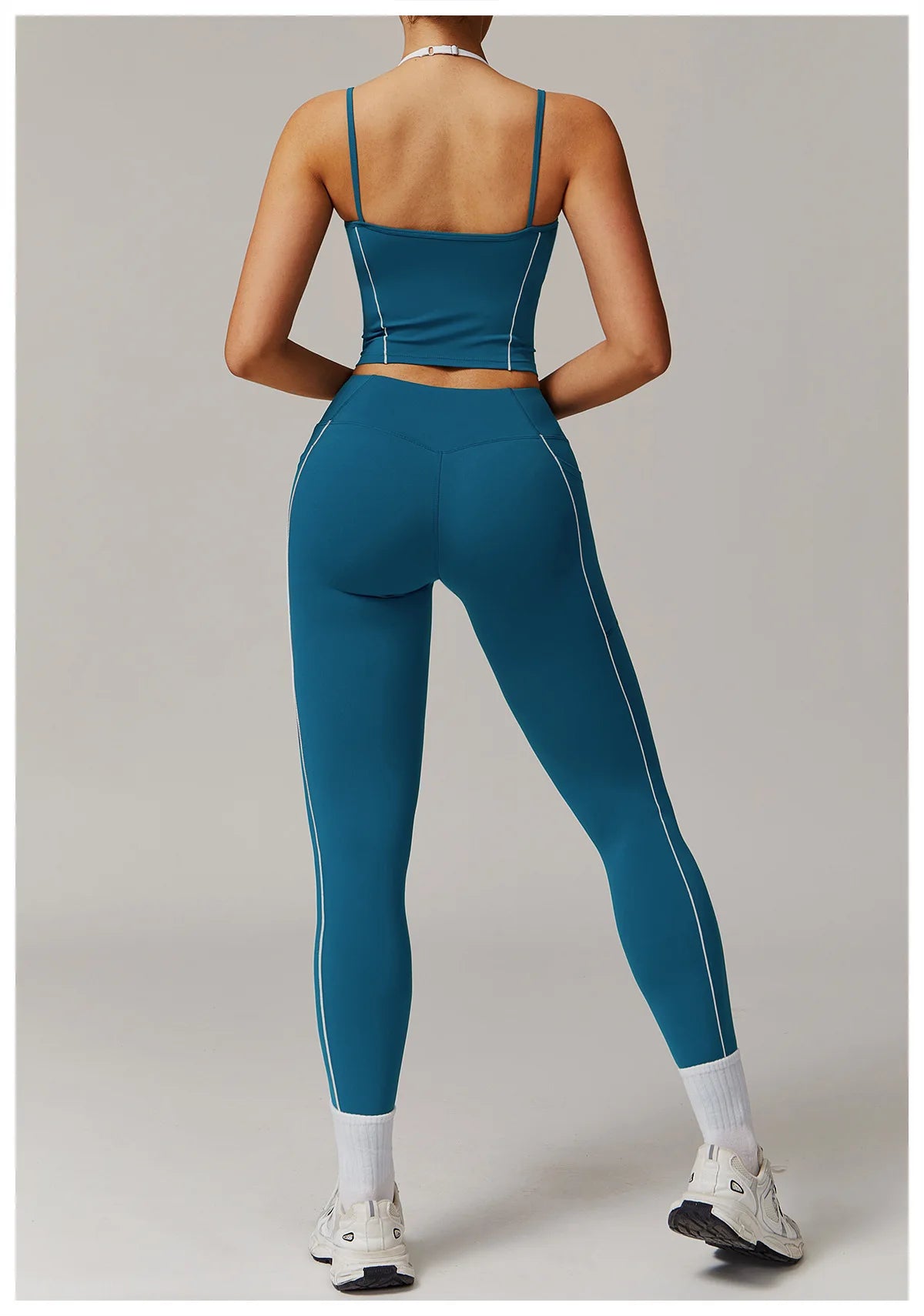 Bra & Flared high waisted leggings set