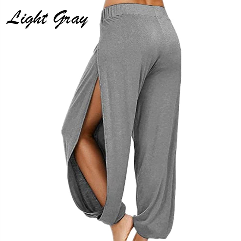 Women Fashion Yoga Pants Light Grey